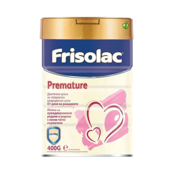 Frisolac Premature Адаптирано мляко за недоносени бебета 0+ месеца 400г