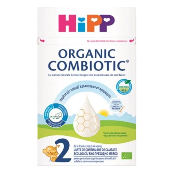 Hipp 2 bio combiotic адаптирано мляко 800гр /2105/