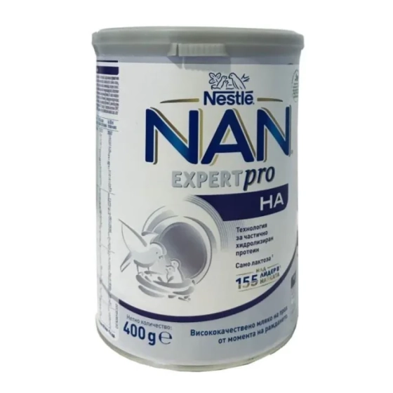 Nestle NAN H.A. Мляко на прах за кърмачета с хидролизиран протеин 0+ месеца 400г