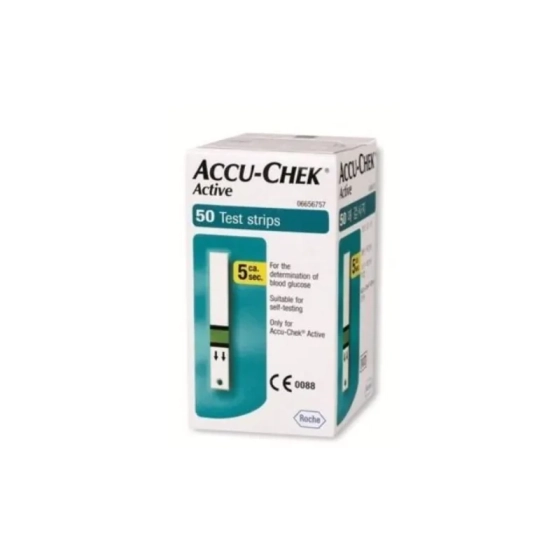 Тест ленти за кръвна захар Accu-Chek Active х50 Roche
