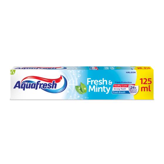 Паста за зъби  aquafresh fresh and minty 125мл /синя/