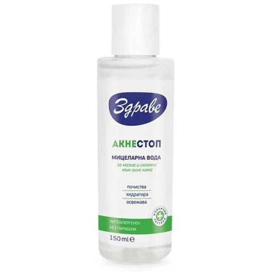 Здраве Акне Стоп мицеларна вода 150мл