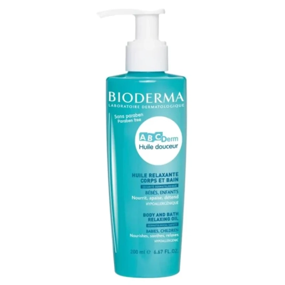 Bioderma abc derm масажно олио 200мл