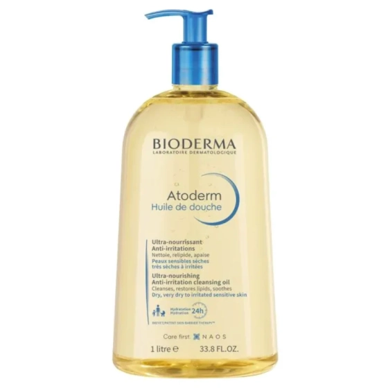 Bioderma atoderm душ-олио 1л