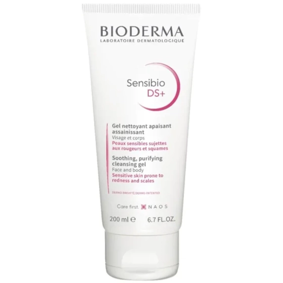 Bioderma sensibio ds+  гел мусан 200мл