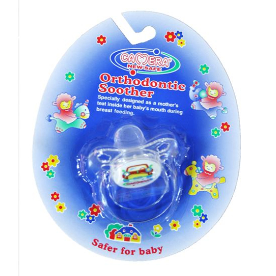 Залъгалка 0-3 месеца силиконова ортодонтна Camera
