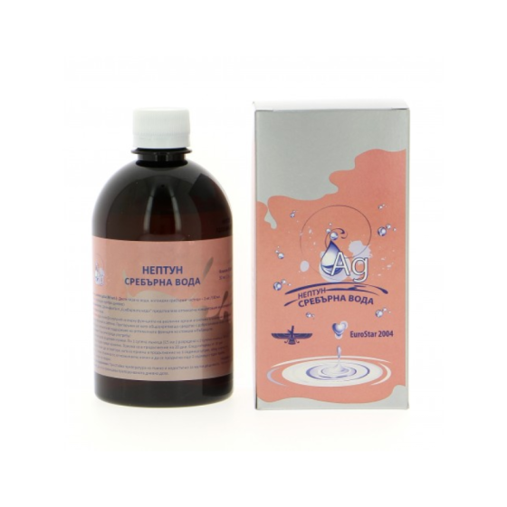 Сребърна вода нептун 25мг/л 500мл