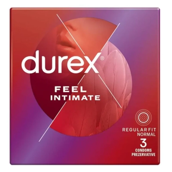 Презервативи durex elite/feel intimate х 3 лилав
