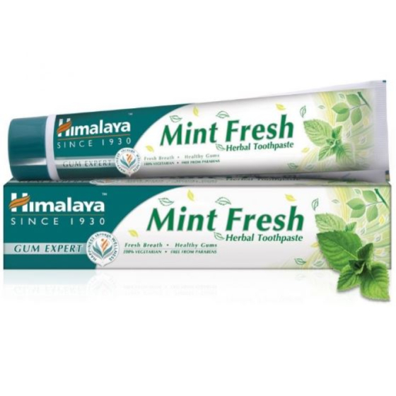 Паста за зъби хималая гел за зъби с мента без флоурид 75мл
