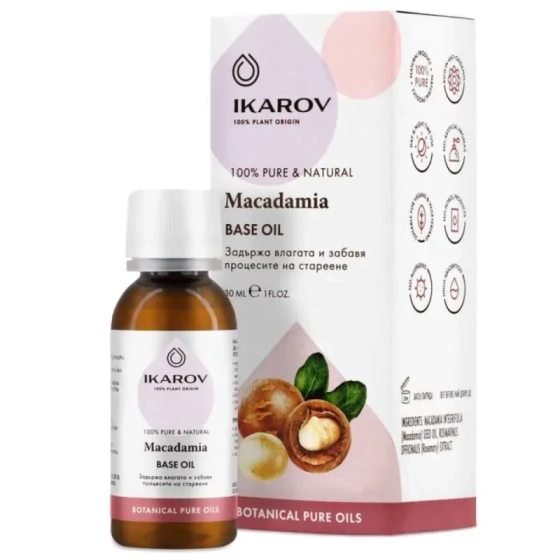 Масло макадамия 30мл икаров