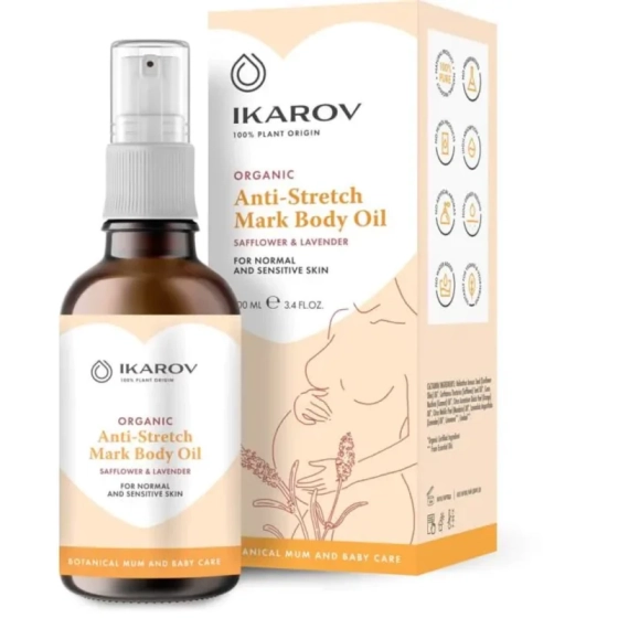 Олио против стрии био сафлор и лавандула 100мл икаров