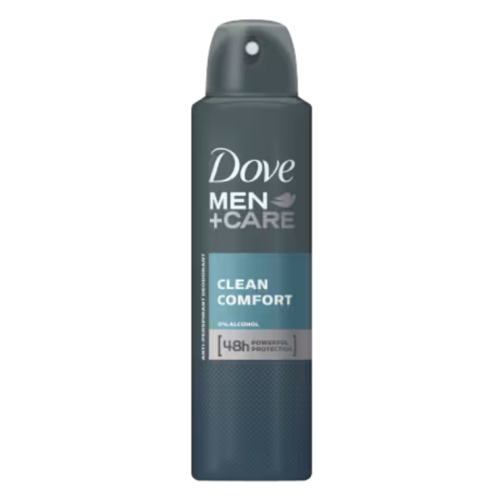 Dove Men+ Care Clean Comfort Дезодорант спрей за мъже 150 мл