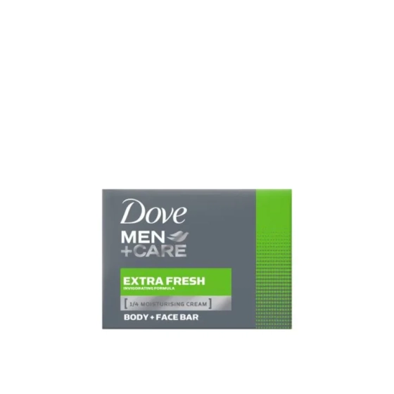 Dove Men+ Care Extra Fresh Хидратиращ крем-сапун за лице и тяло за мъже 90 г