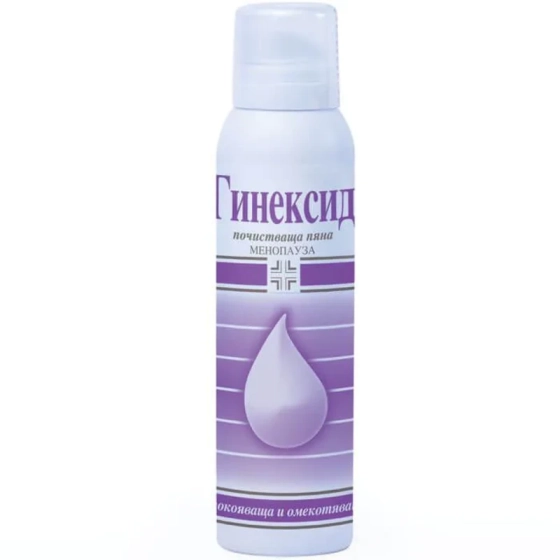 Гинексид Гинекологична почистваща пяна при менопауза 150 мл Naturpharma