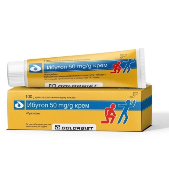 Ибутоп 50 мг/г Крем при болки в ставите и мускулите 100 г Naturprodukt