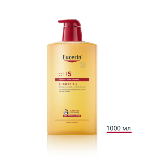 Eucerin pH5 душ-олио за тялоза чувствителна кожа 1000мл