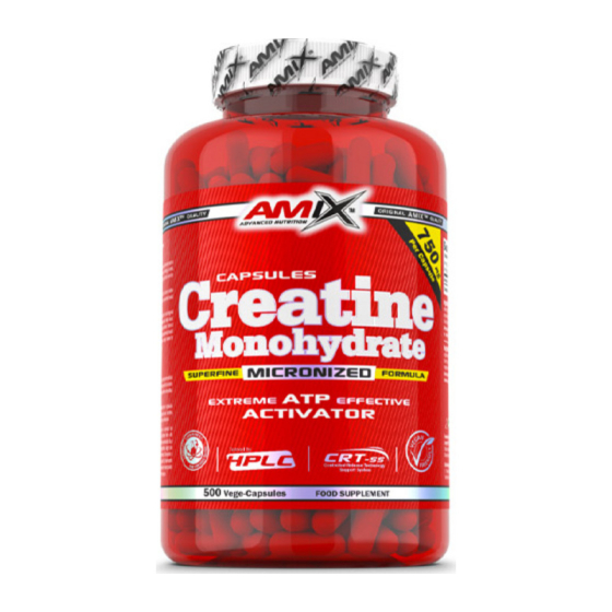 Amix creatine monohydrate капсули 800мг х500