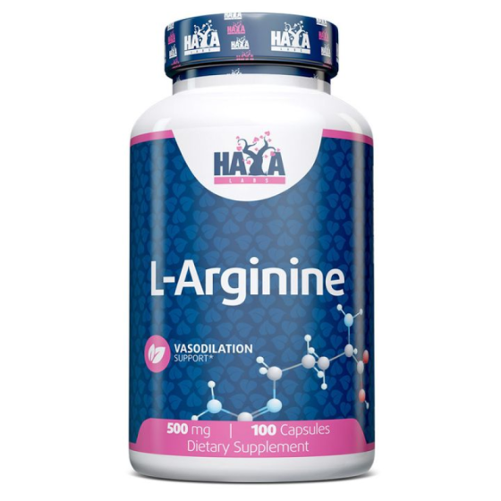 Haya labs l-arginine капсули 500мг х100