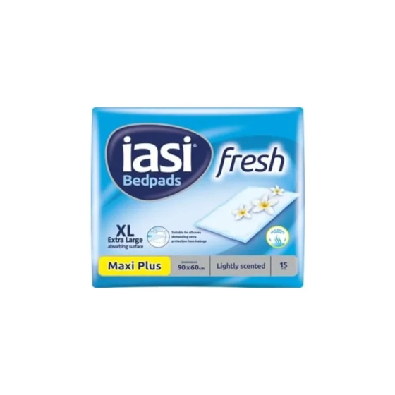 IASI Fresh Абсорбиращи чаршафи XL 60/90 см 15 бр