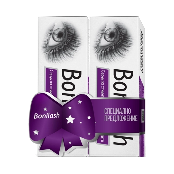 Комплект Бонилаш серум за мигли 2х3мл