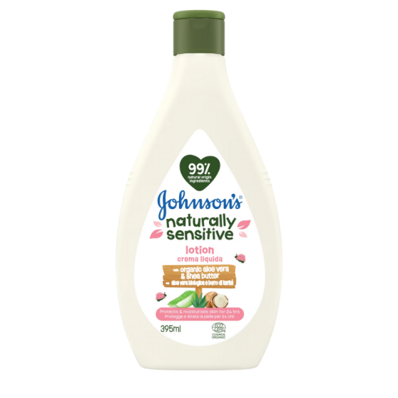 Johnson's Naturally Sensitive Лосион за тяло 395мл