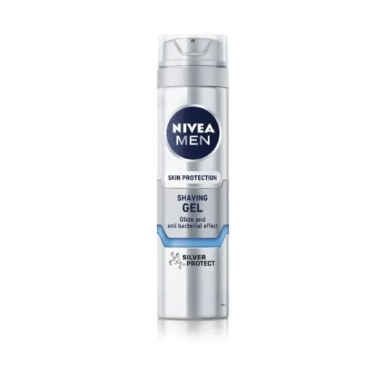 Nivea men silver protect гел за бръснене 200мл
