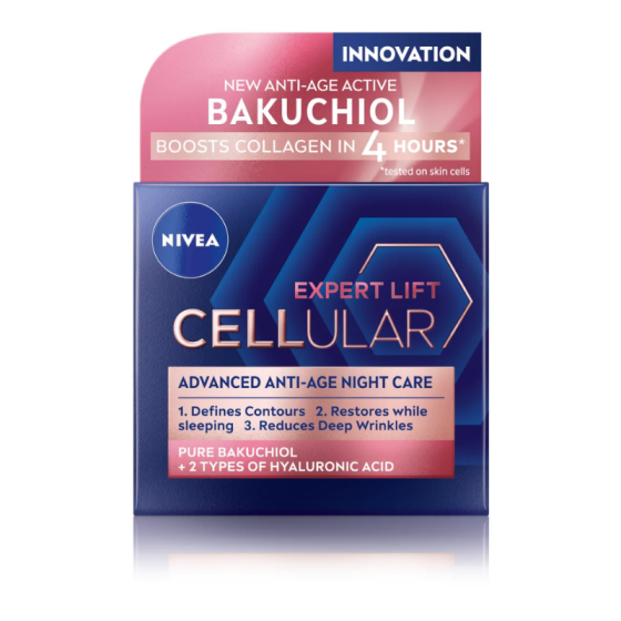 Nivea cellular expert lift нощен крем против бръчки 50мл