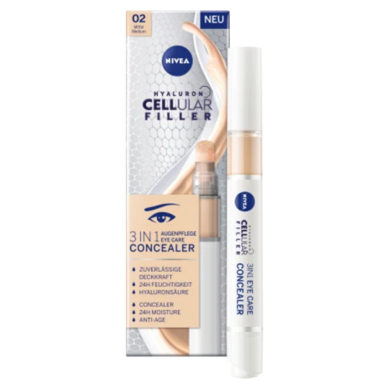 Nivea cellular 3in1 околоочен крем 15мл