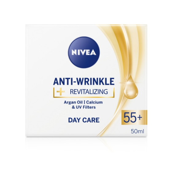 Nivea AntiWrinkle+  дневен крем против бръчки 55+ 50мл