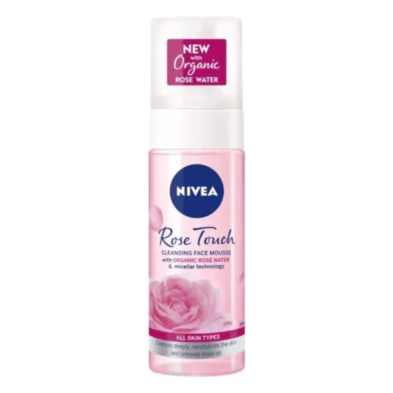 Nivea rose touch измиваща пяна за лице 150мл