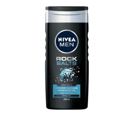 Nivea men rock salts душ-гел за мъже с каменна сол 250мл