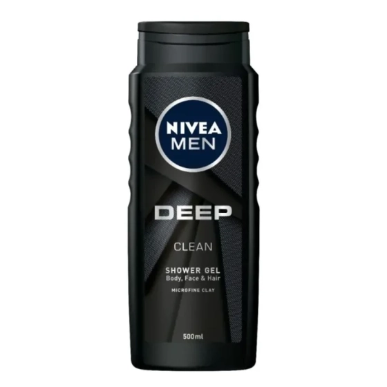 Nivea men deep clean душ гел за мъже 500мл