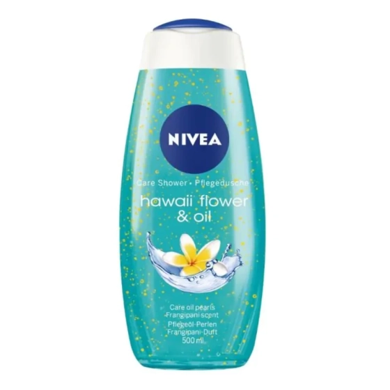 Nivea hawaii flower&oil душ-гел за тяло с хавайско цвете и масла 500мл