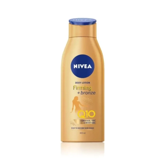 Nivea Q10+ стягащ лосион за тяло с бронзиращ ефект 400мл