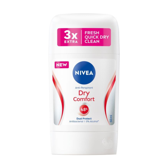 Nivea Dry Comfort Дезодорант стик против изпотяване за жени 50 мл