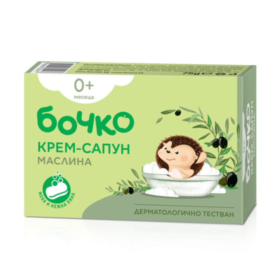 БОЧКО 
Крем-сапун Маслина 
75г