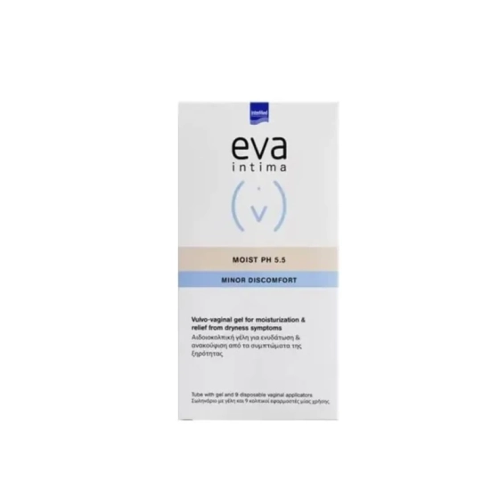 Eva Intima Вагинален гел Moist 5.5, 50 г + 9 апликатора