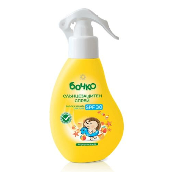 БОЧКО Слънцезащитен спрей SPF30 150мл