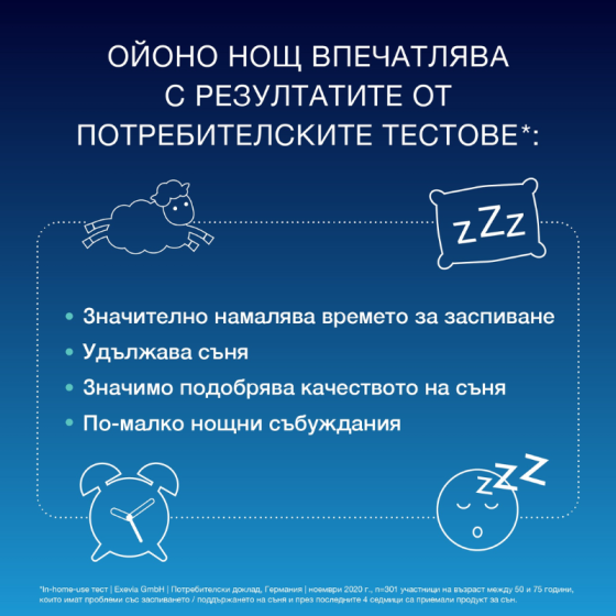 Ойоно нощ/Oyono night таблетки за спокоен сън х 24 броя