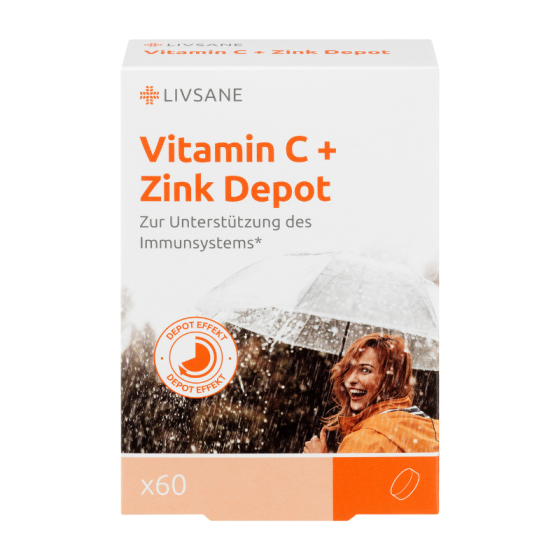 LIVSANE витамин С + цинк 60 таблетки