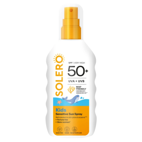 SOLERO слънцезащитен спрей за деца SPF50+ 200мл