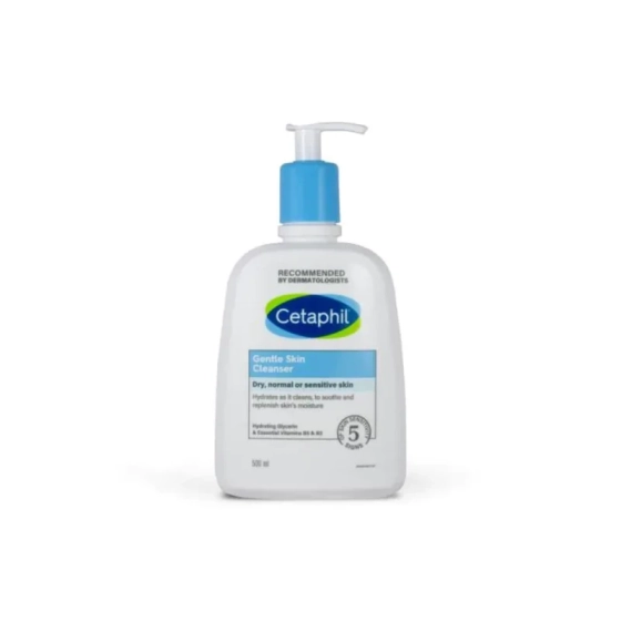 Cetaphil Нежна почистваща емулсия за лице и тяло за суха, нормална или чувствителна кожа 500мл