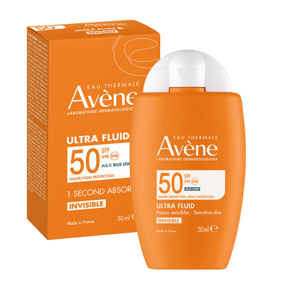 Avene Слънцезащитен ултра флуид за лице 50мл