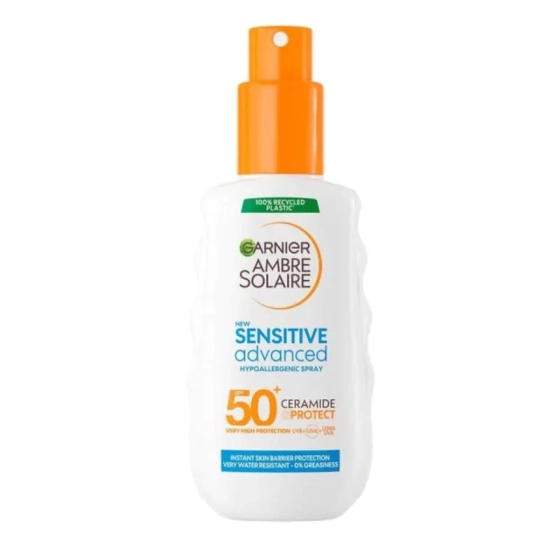 Garnier Ambre Solaire Слънцезащитно мляко спрей SPF 50+ 150 мл