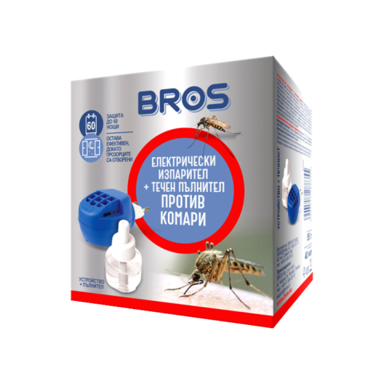 Bros Електрически изпарител против комари + течен пълнител