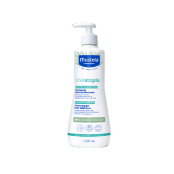 Mustela Stelatopia душ гел за атопична кожа 500мл