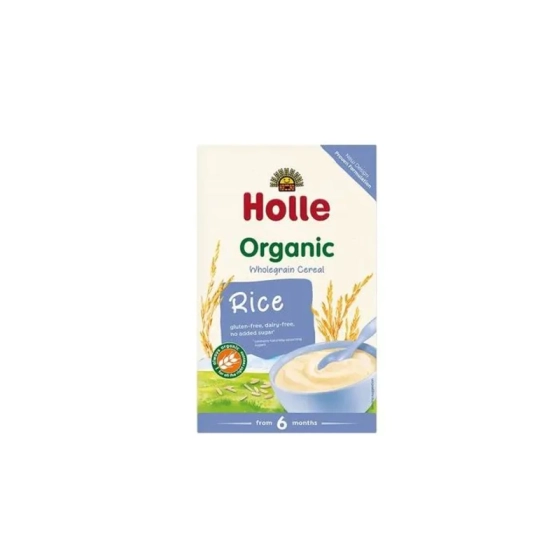 Holle Био пълнозърнеста каша ориз 6+ месеца 250г