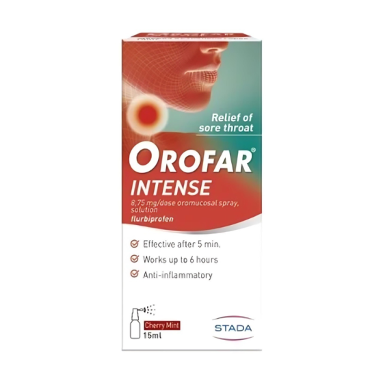 Orofar Intense Спрей при възпалено гърло 15мл