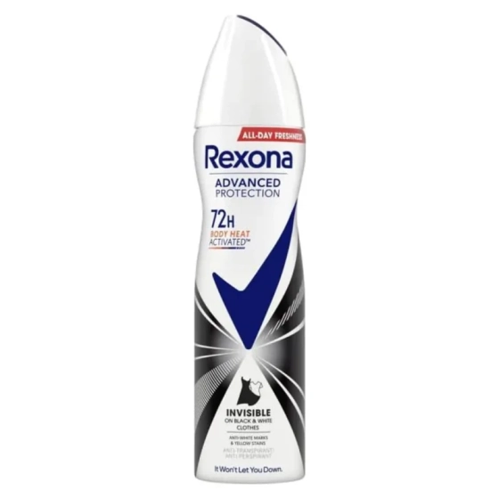 Rexona Advanced Protection Invisible Black & White дезодорант за жени 150мл