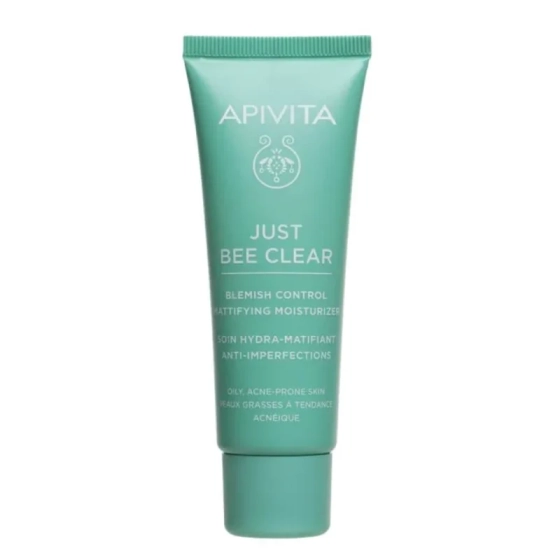 Apivita Just bee clear Хидратиращ матиращ крем 40мл